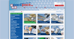 Desktop Screenshot of packpack.de